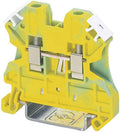 DIN Rail Terminal Blocks UT 2.5-PE GROUND TERM BLOCK