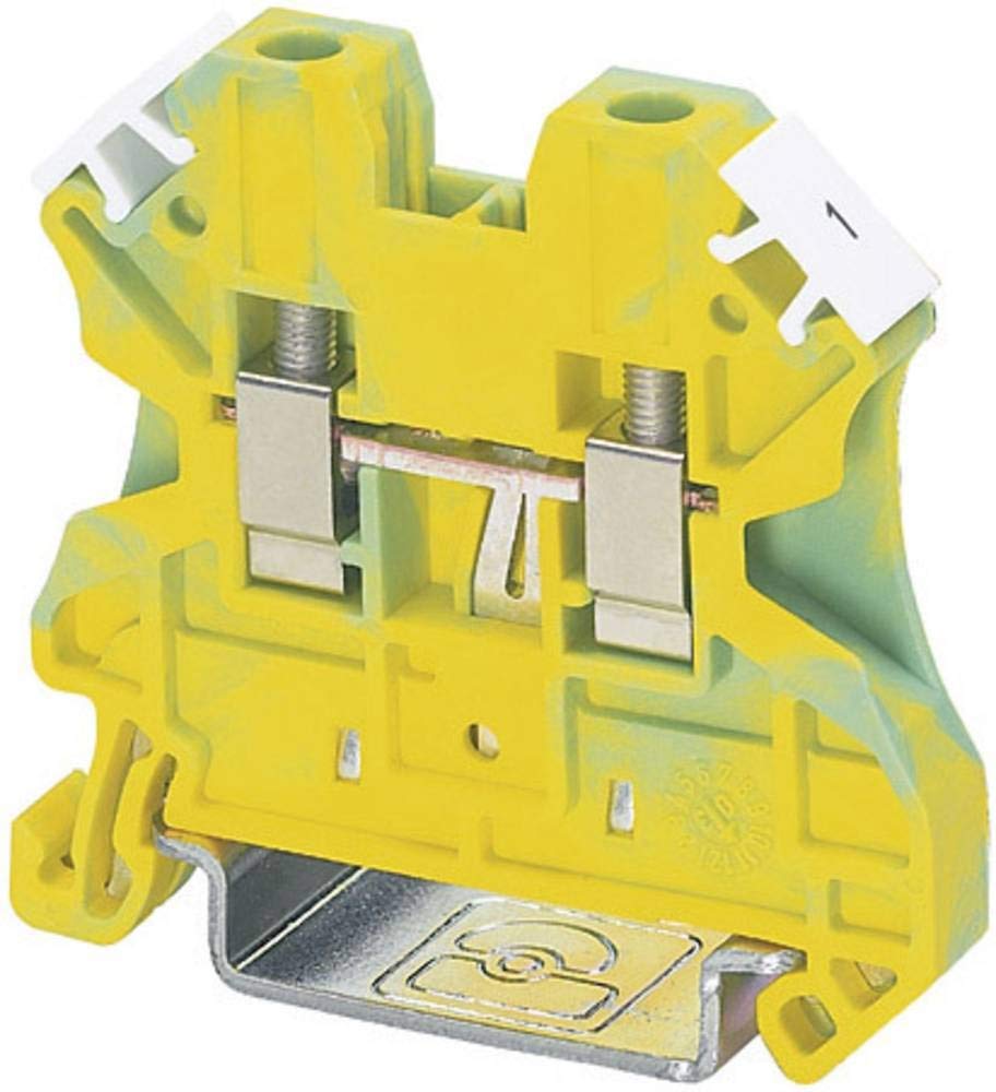 DIN Rail Terminal Blocks UT 2.5-PE GROUND TERM BLOCK