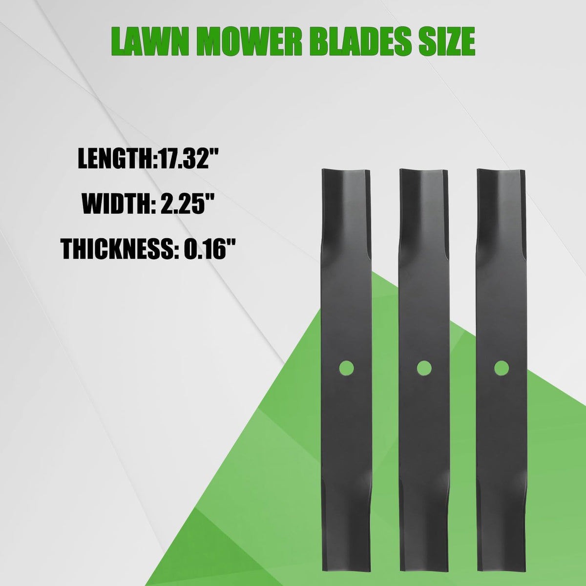 RANSOTO 50" Mower Blade and Belt Set for Toro TimeCutter SS5000 SS5060 MX5000 MX5060, Toro 50 Mower Deck Maintenance Kit, Replaces 115-5059-03 & 119-8820, 3 High-Lift Blades & Heavy-Duty Belt