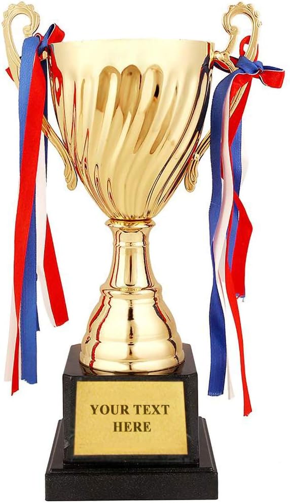 Trophy Cup - Large Trophy,Gold Award for Sports,Tournaments,Competitions,Soccer Football League Match Trophy,Other