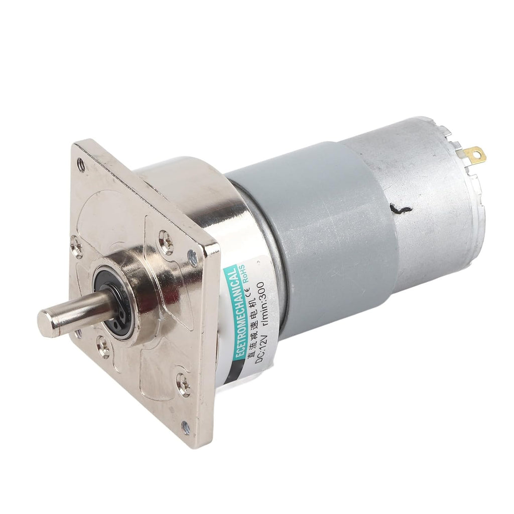 Jiawu 35W 12V DC Geared Motor, Adjustable Speed Large Torque (300 RPM)