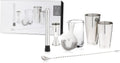 Bartender Kit for Mixed Drinks and Cold Brew Cocktails, Includes Boston Cocktail Shakers, Mixing Glass, Jigger