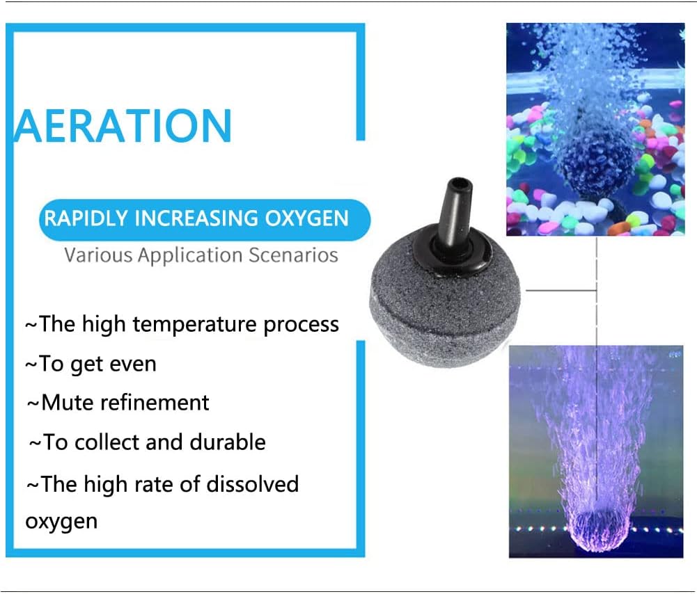 Air Stones for Aquariums 0.86Inch/0.98Inch Cylinder Bubble Airstone
