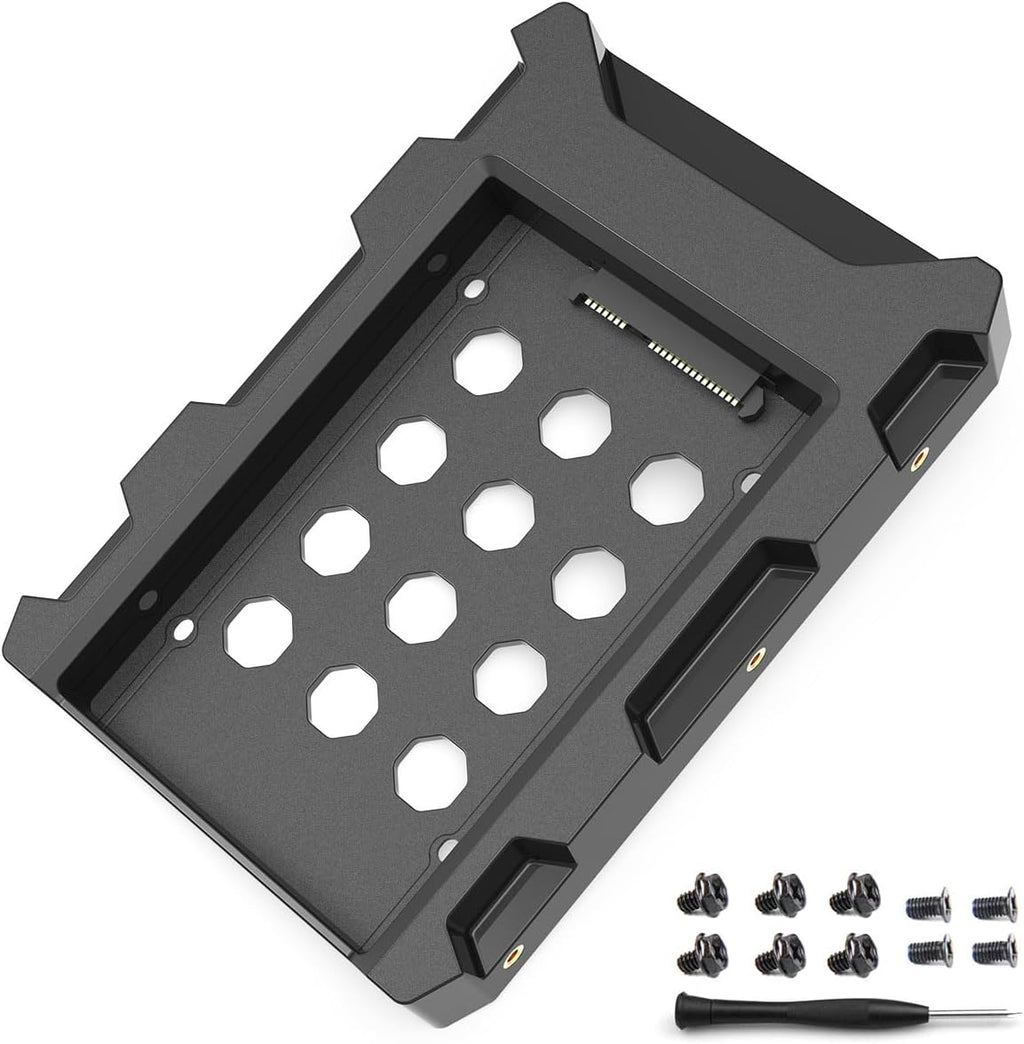 2.5'' SSD SATA to 3.5'' Hard Drive Adapter SSD Mounting Bracket Kit 1 Pack Internal SSD Desktop Adapter Hard Disk