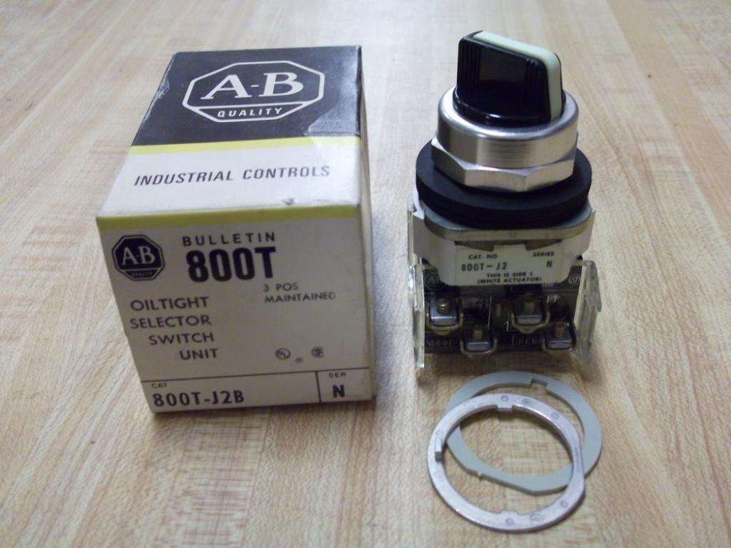 Allen Bradley 800T-J2B Selector Switch 800TJ2B Series N