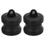 Kozelo 2 Pcs Type DP 3/4" Poly Dust Plug Cam Lock Hose Fitting