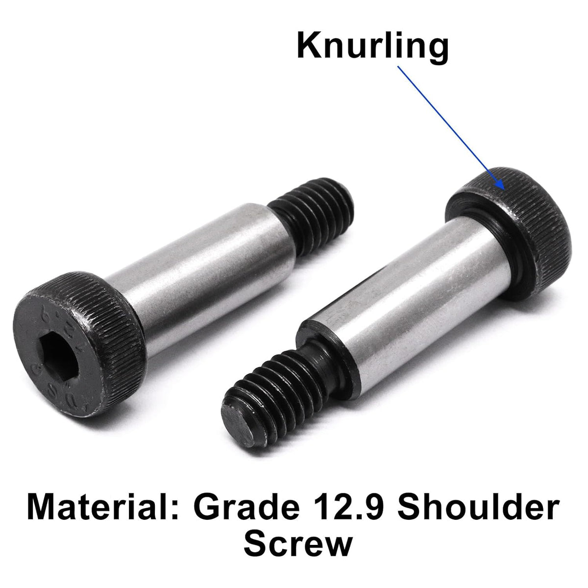 6Pcs Alloy Steel Shoulder Bolt #10-24 UNC Thread Shoulder Dia 1/4" Shoulder Length 5/8"