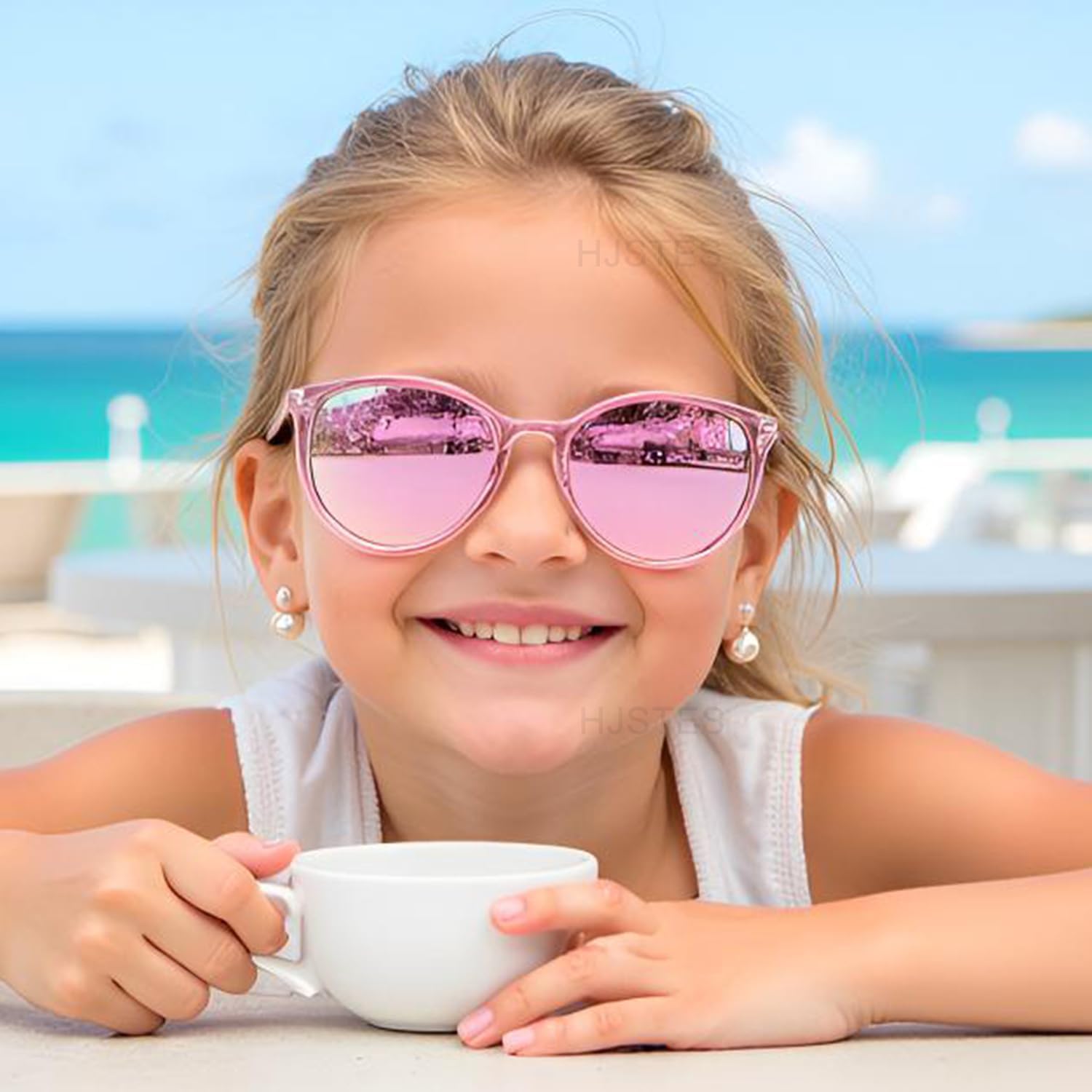 Polarized Kids Sunglasses for Girls Boys, 100% UV Protection for Children Sun Glasses, 50MM