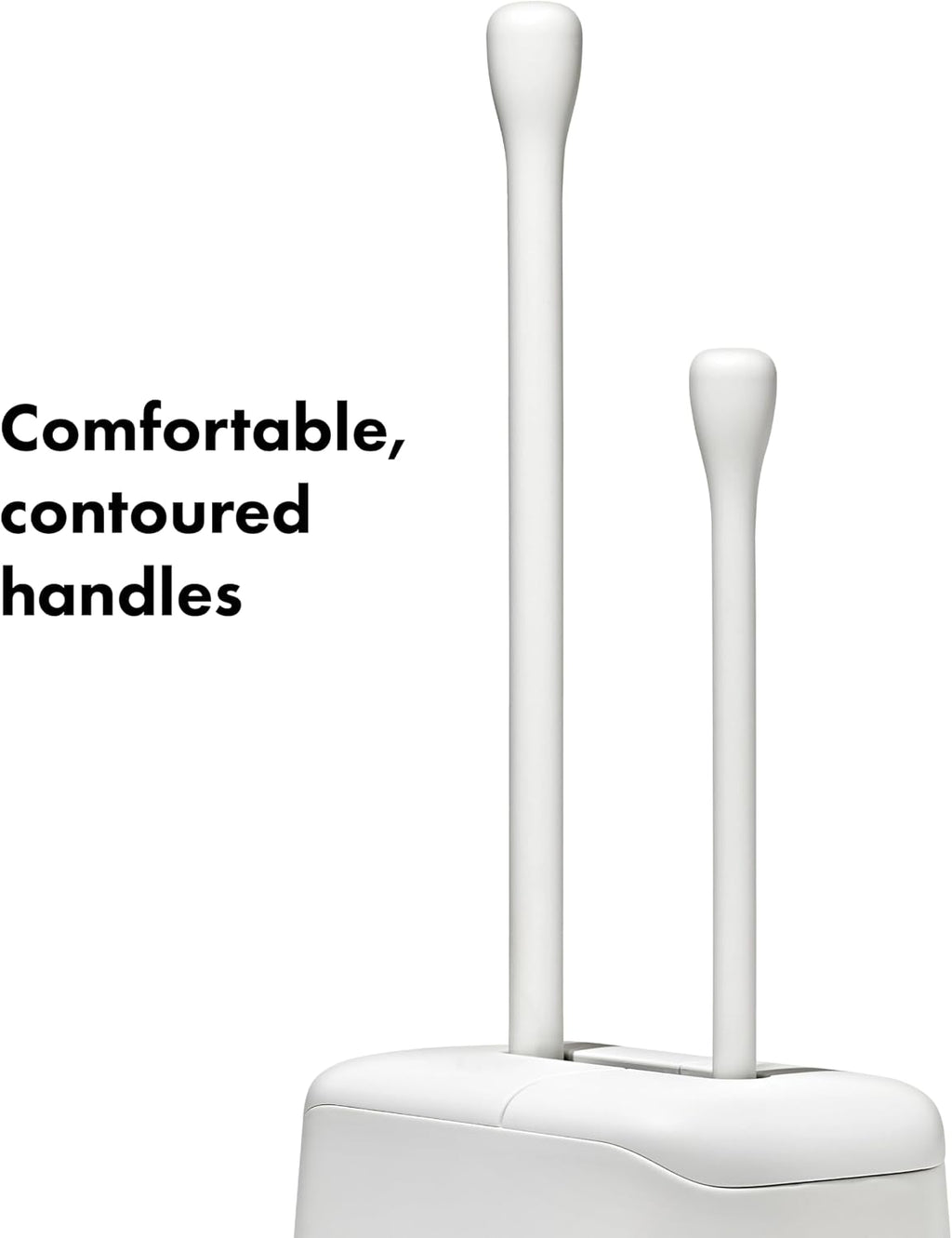 Good Grips Toilet Brush & Plunger Set - White