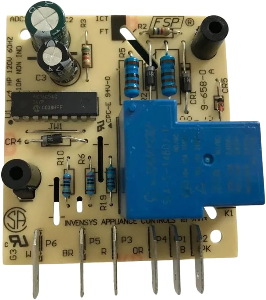 Electronic Control Board Replacement For Whirlpool WRT311FZBM00 WRT311FZDB00 WRT311FZDM00 WRT311FZDT00 WRT311FZDW00 WRT311FZDZ00 WRT311SFYB00 WRT311SFYB01 WRT311SFYT00 WRT311SFYT01 Refrigerator