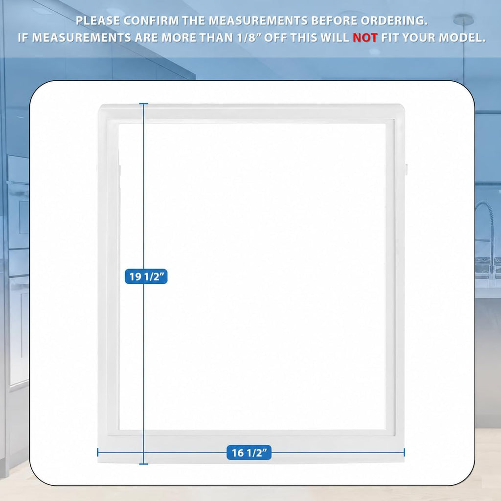 UPGRADED Lifetime Appliance 240350702 Upper Crisper Pan Cover Compatible with Frigidaire Refrigerator