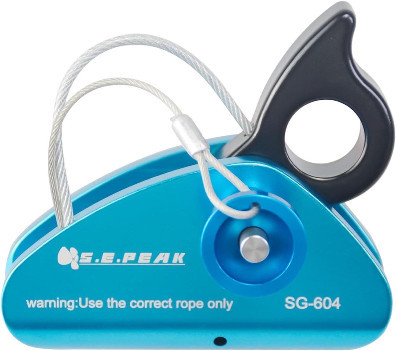 Detachable Climbing Ascender 15kN Rope Grab Ascender, Flip Line Adjuster, Fall Protection Belay Device for Rock