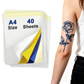 40 Sheets Tattoo Transfer Paper, A4, Crisp Transfer Thermal Stencil Paper