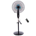 16" Dual Blade Pedestal Fan, Oscillating Stand Fan Height Adjustable with Remote Control, 3 Speed Settings, Timer
