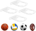 Basketball Holder Wall Mount, Acrylic Football Display Rack, Clear Ball Storage Hanger Wall Mount