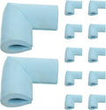 Foam Corner Protectors 12 Pack U-Shaped Sky-Blue