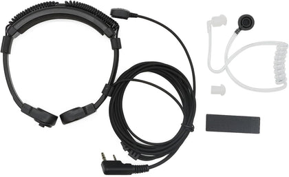 Tactical Throat Mic Headset Earpiece for Baofeng UV5R UV5R+ BF-888S | 1-Pack Walkie Talkie Acoutic Tube Earpiece PTT