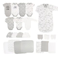 Baby Layette Gift Set for Baby Boys or Girls - 23 Piece New Born Unisex Gift Set, Clothes & Newborn Essentials Must