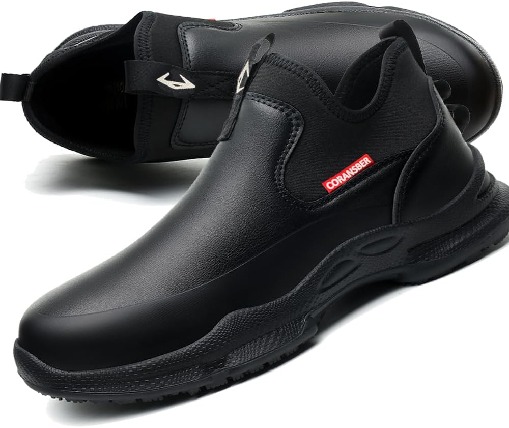 Waterproof Non Slip Chef Shoes Men Women Kitchen Work Clogs Black