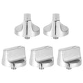 XIHIRCD 5pcs Stove Knobs Replacement Gas Range Control Knobs
