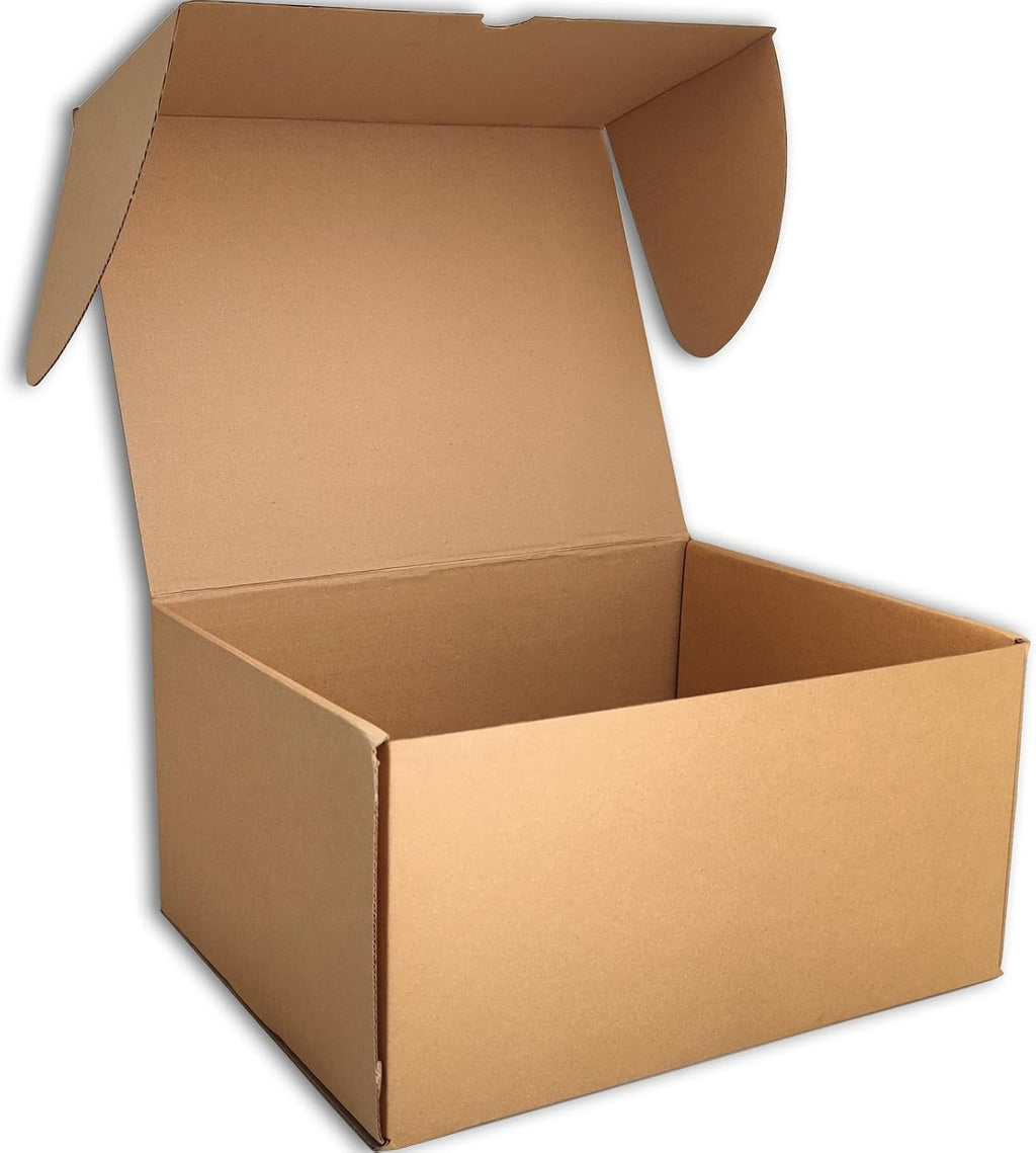 12x10x6 Shipping Boxes (15pcs) Brown Mailer Corrugated Cardboard Box