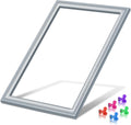 Upgraded DA97-12522S Freezer Door Gasket Compatible with Samsung Refrigerator Freezer Door Gasket Seal 21.5"x34.4" DA97-22753A Refrigerator French Door Gasket Freezer Seal Gray RF28HMEDBSR/AA Gasket