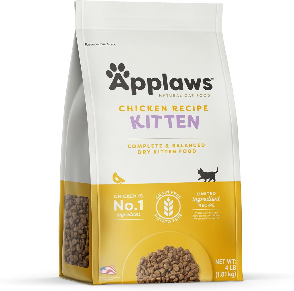 Kitten Chicken Grain Free Complete Dry Food 4 lb Bag