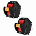 MEFONKOU SW7B On-Off Toggle Switch 2 Prong for Table Saws (2/Pack)
