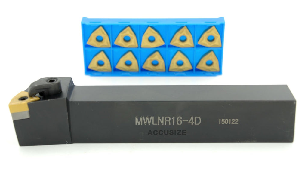 Accusize MWLNR-16-4D Right-Hand Tool Holder with 10 WNMG432