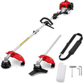 3-in-1 Gas String Trimmer, Edger & Brush Cutter | 26cc 2-Cycle Engine, 16" Cutting Path, 10" Metal Blade, Shoulder