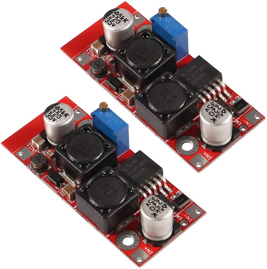 2pcs XL6009 Boost Buck DC-DC Adjustable Step-UP Down Power Converter Module