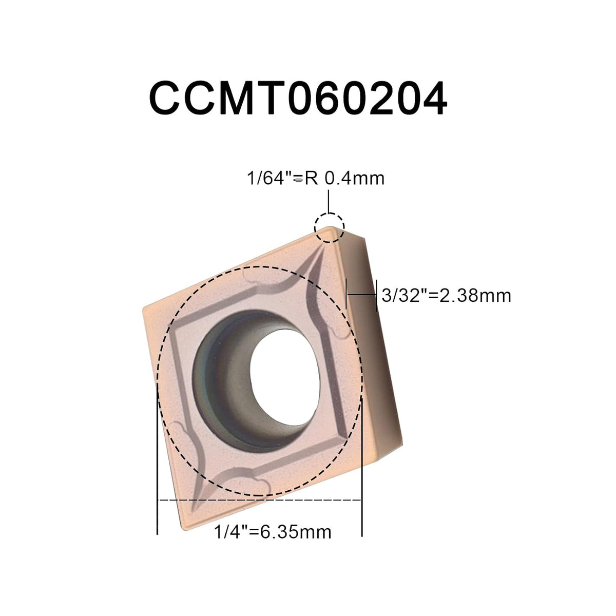 1/2in Indexbale Tunring Tool Holders with CCMT Carbide Inserts