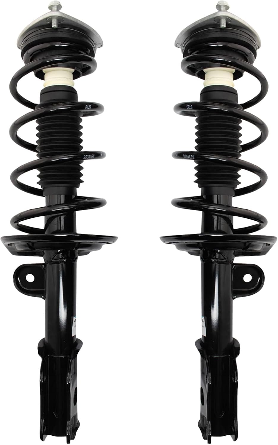 TRQ Front Driver and Passenger Side Strut and Spring Assembly Set Loaded