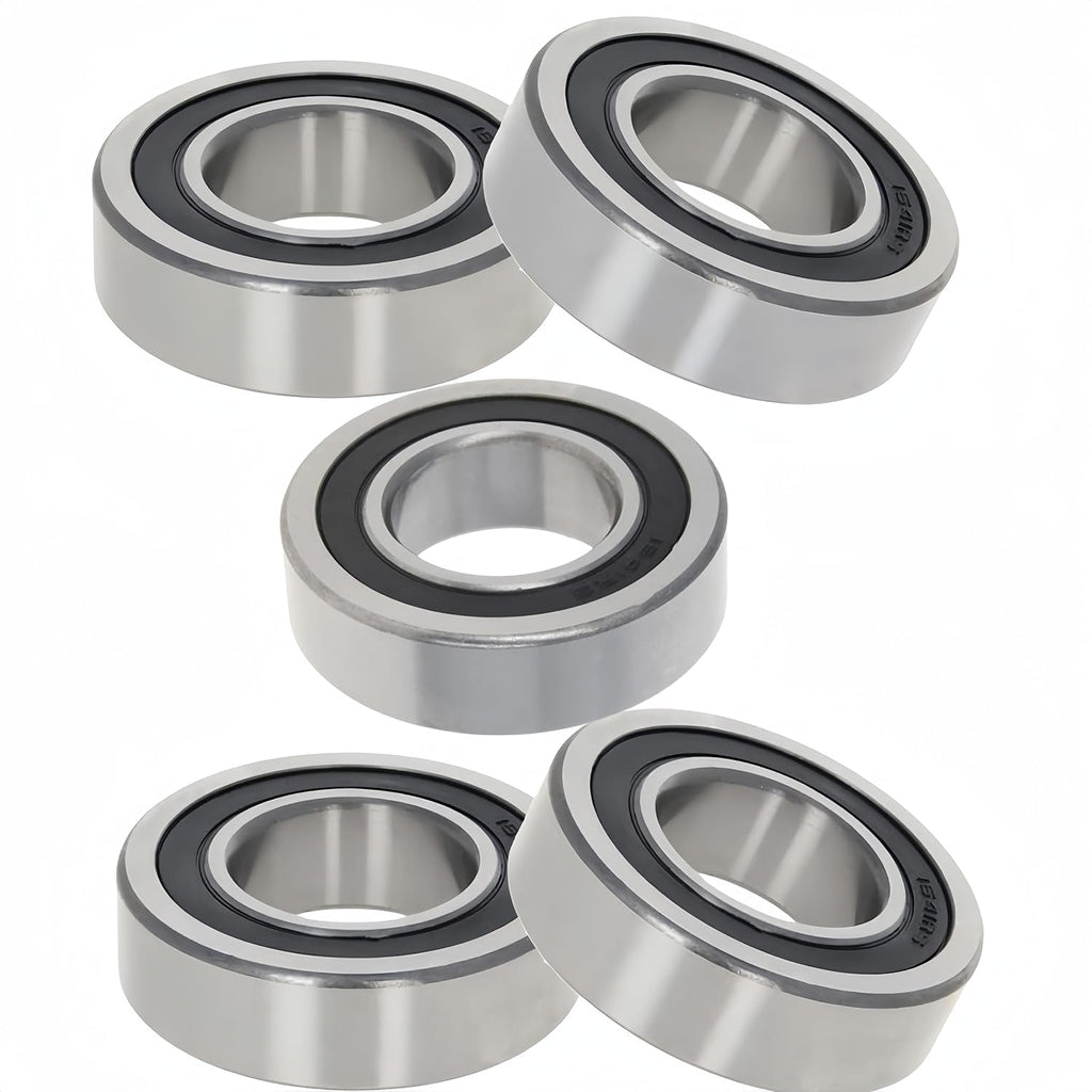 DEEG 5Pcs Deep Groove Bearings 1''x2''x9/16'' Double Seals