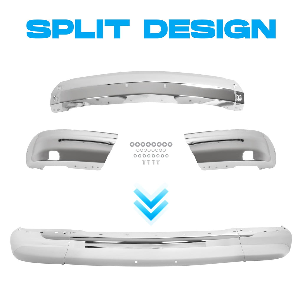 KUAFU Bumper Face Bar Compatible with 1996-2002 Express