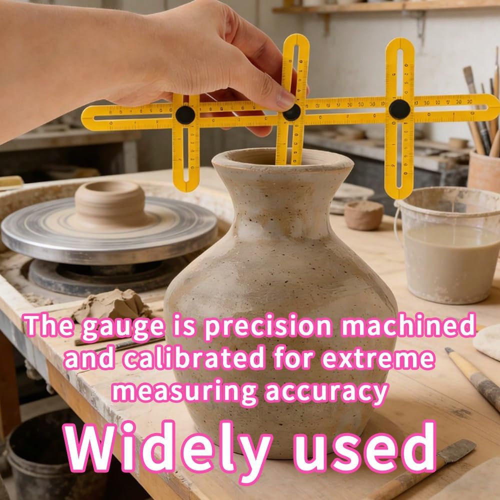 Clay Throwing Gauge Set Pottery Height Measuring Ruler