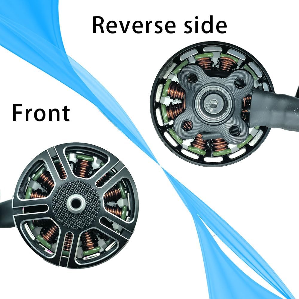 FFTY 3115 900KV Drone Motors - 3-6S Li-ion Battery, 9-11 inch Propeller, Max Power 1300W Brushless Motor for Multirotor Drones,RC Plane (4)