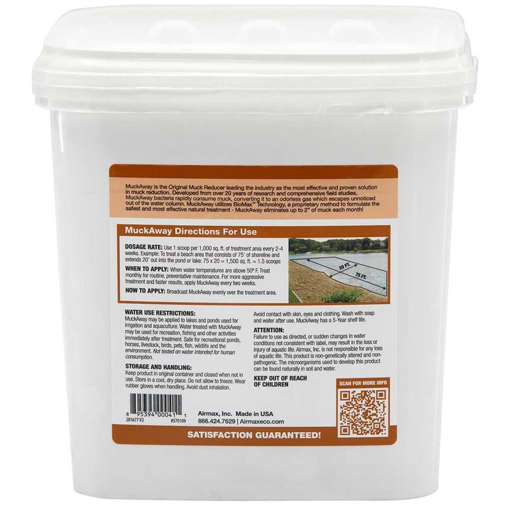 MuckAway Bacteria Enzyme Tablets for Ponds & Lakes, 8 Scoops