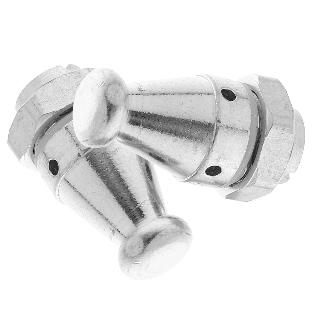 Generic 2Pcs Pressure Cooker Safety Valve Silver Relief Replacement Valve Kitchen Gadget Accessory for Safe Pressure Cooker Operation