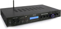 Bluetooth Home Theater Amplifier - 200 Watts into 5 Channels with Subwoofer Out, Easy Karaoke - Dual Mic, Wireless