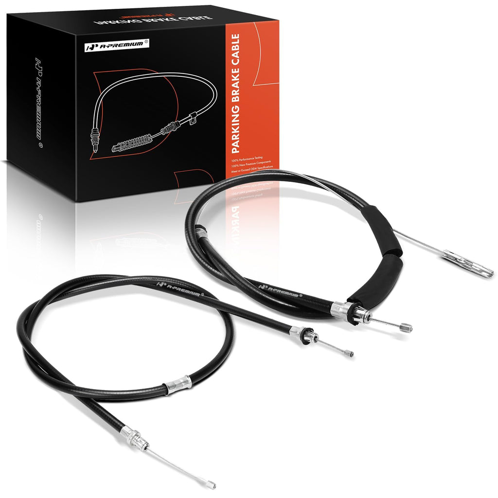 A-Premium Rear Parking Brake Cable Assembly Compatible with Dodge Models