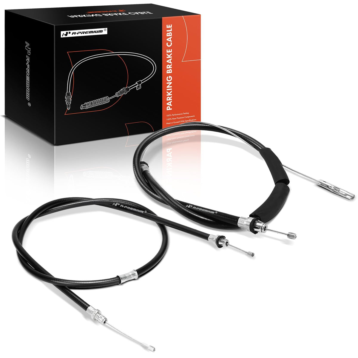 A-Premium Rear Parking Brake Cable Assembly Compatible with Dodge Models