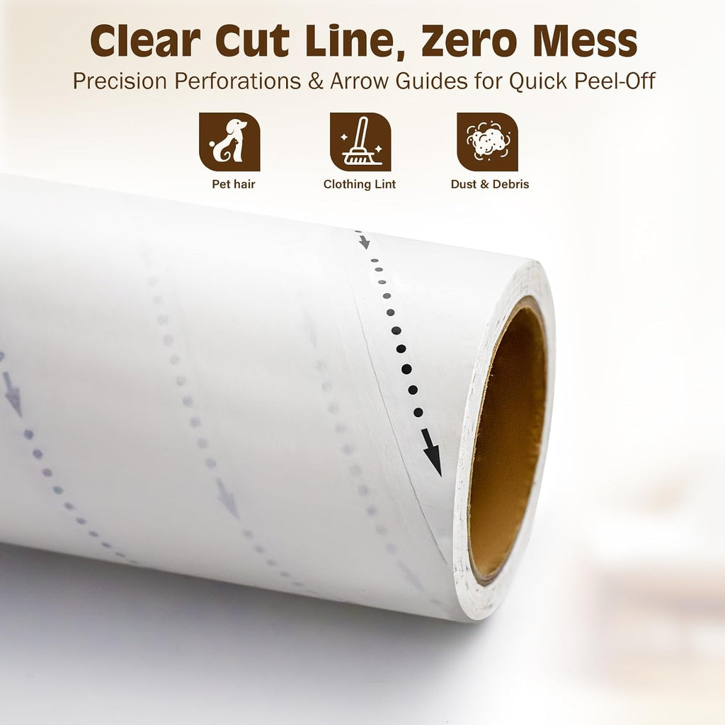Lint Roller for Pet Hair Extra Sticky,10 Years Lifespan,9.45''/6.3" Pet Hair Removal Tool Roller for Pet Dog Cat Hair