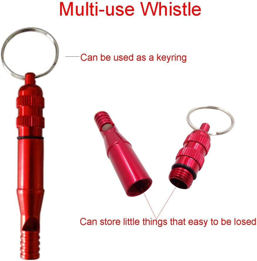 Outdoor Survival Kit 7 in 1,Mini Emergency Survival Gear Small Camping Equipment Pocket Tool Gadgets Stocking