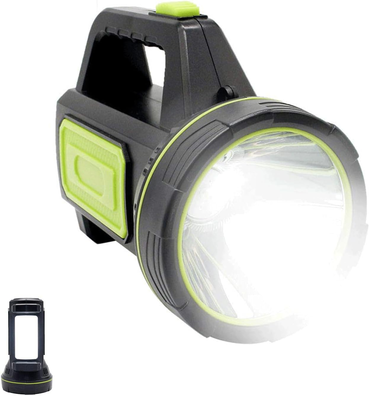 LED Searchlights Handheld Lantern, 13000LM 2 Modes USB Rechargeable LED Flashlights, High Power Outdoors Camping
