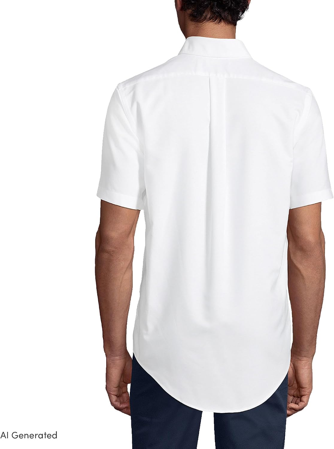 School Uniform Young Men's Short Sleeve Oxford Dress Shirt