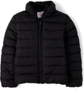 Girls' Medium Weight Wind-Resistant, Water-Resistant Puffer Jacket