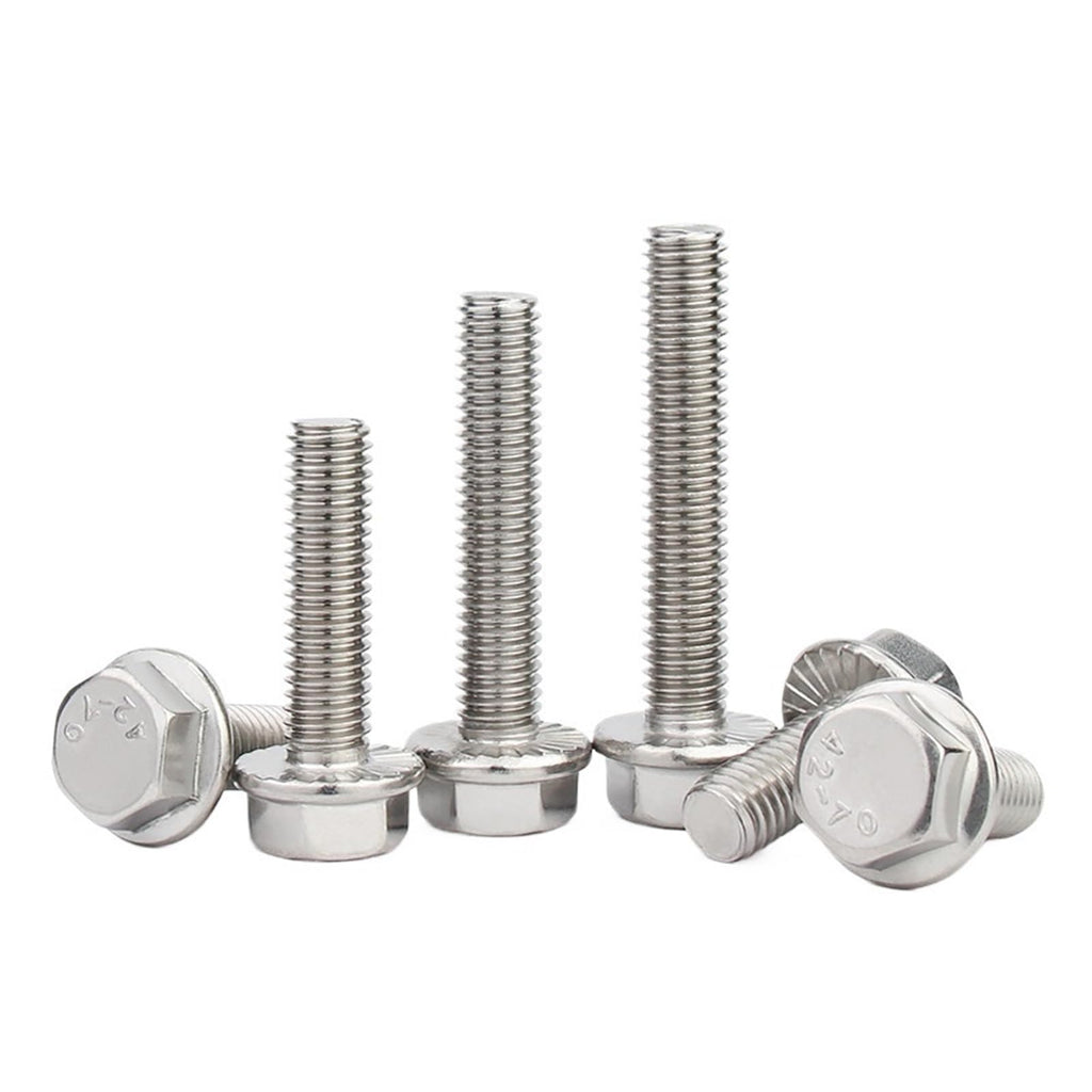304 Stainless Hex Flange Serrated Bolt