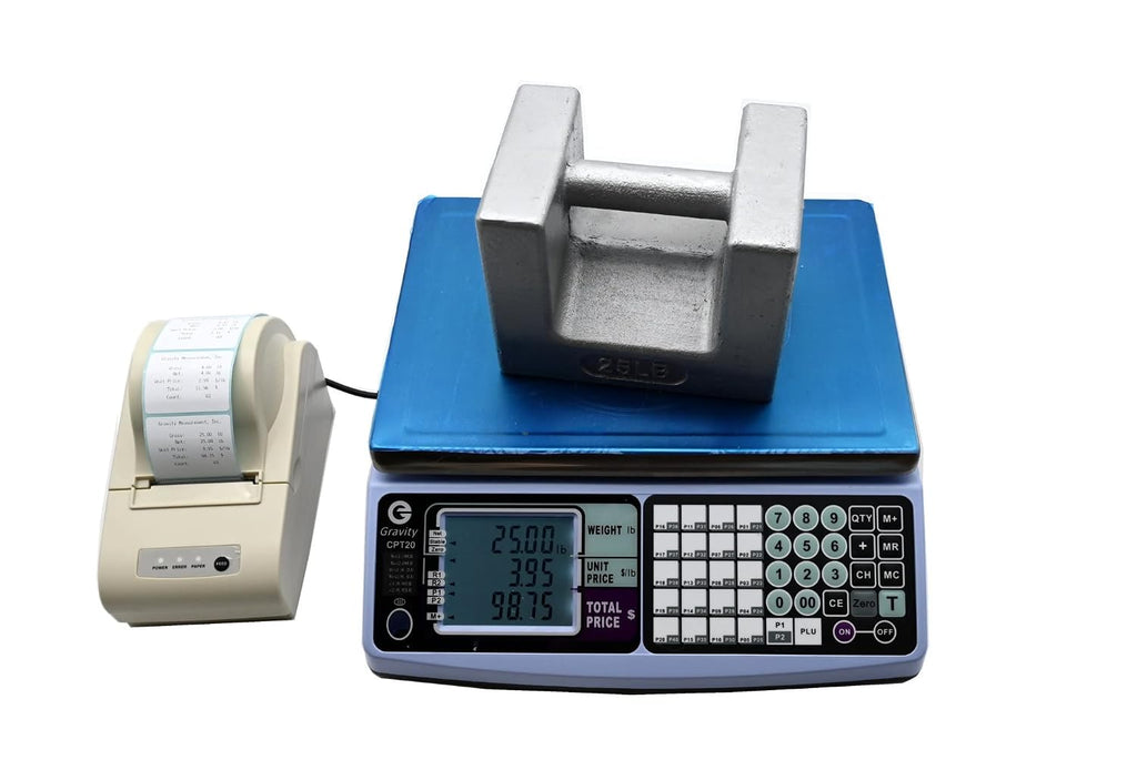NTEP Legal for Trade Price Computing Scale, 30lb / 60lb Capacity, 0.01lb / 0.02lb Readability, Dual Range