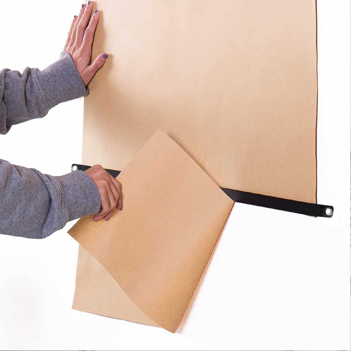 24'' Wall Mounted Kraft Paper Roll Dispenser & Cutter